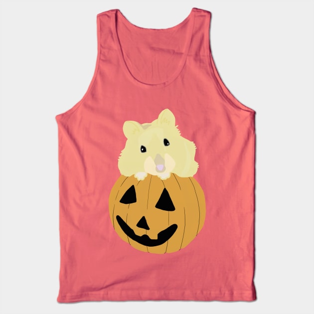 Hamster in a Pumpkin Tank Top by kiramrob